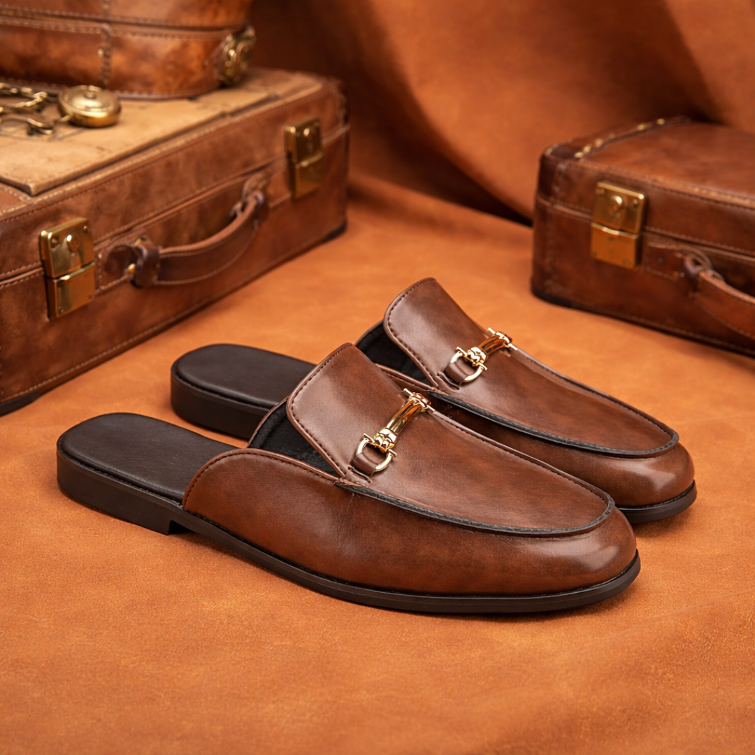 Pure Leather Slip-Ons