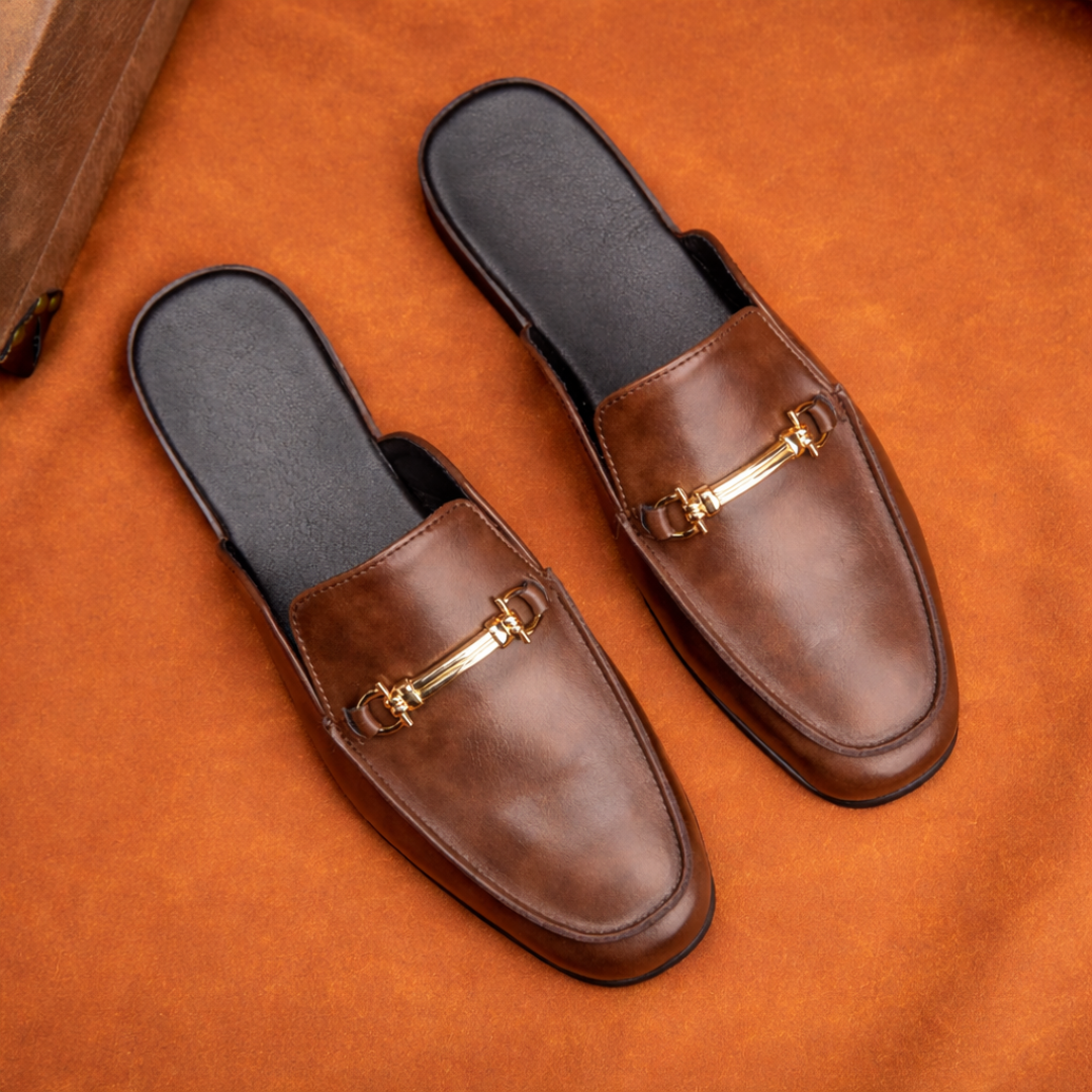 Pure Leather Slip-Ons