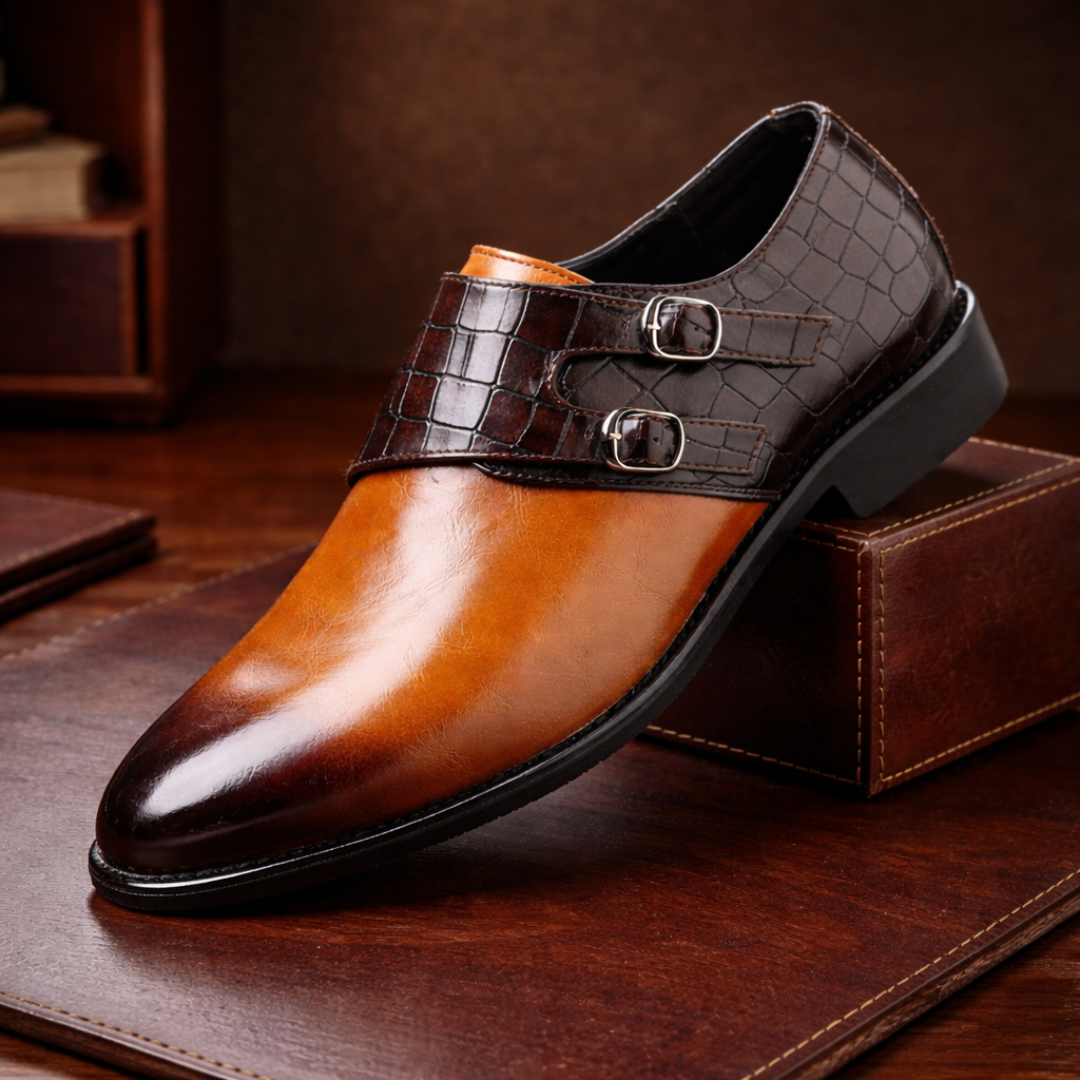 Croc Leather Shoes