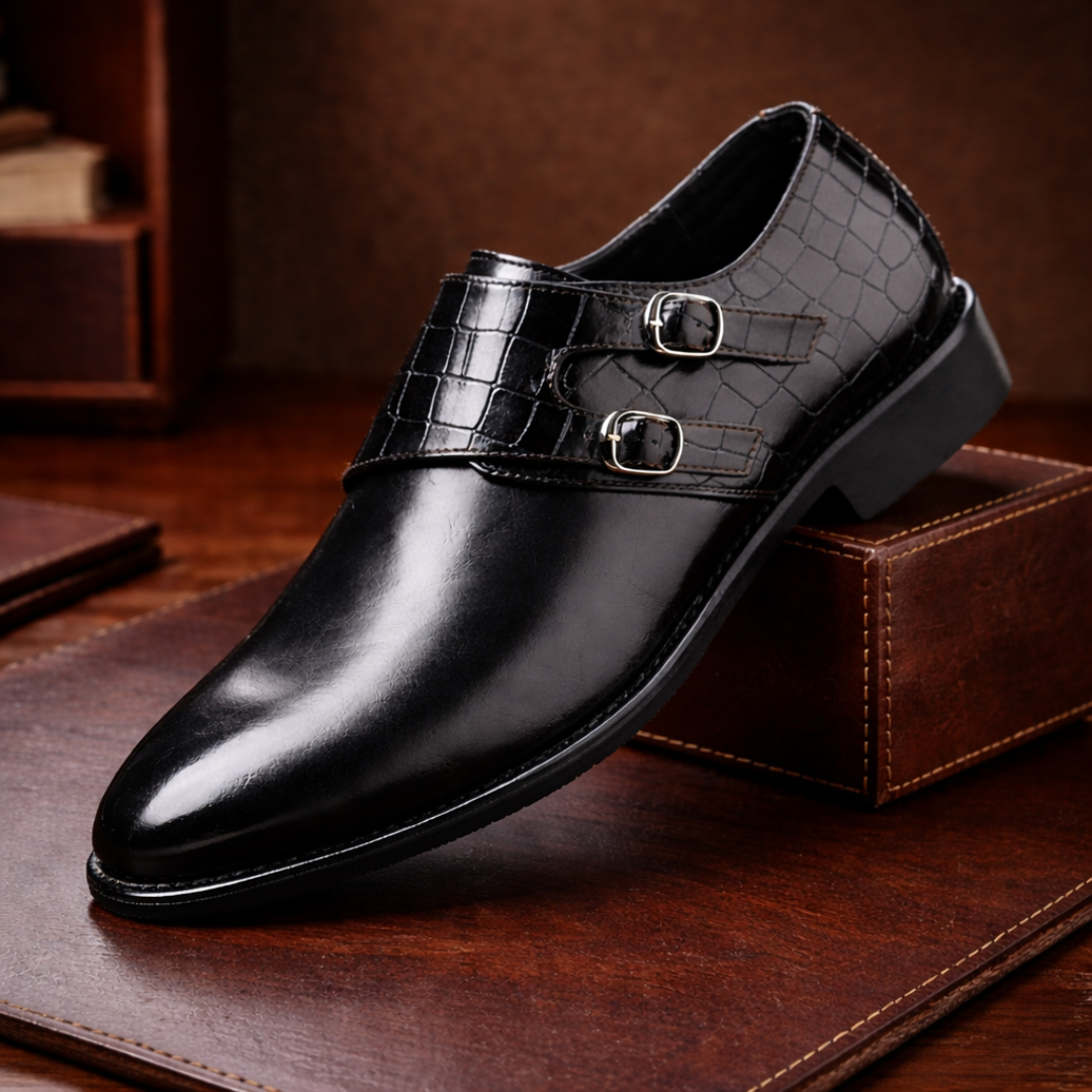 Croc Leather Shoes