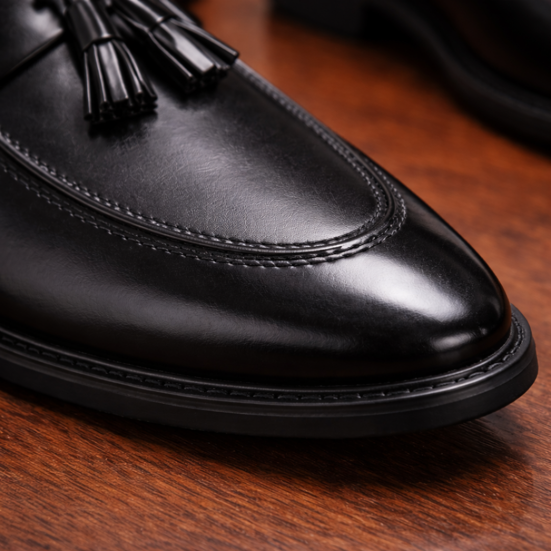 Polished Tassel Loafers