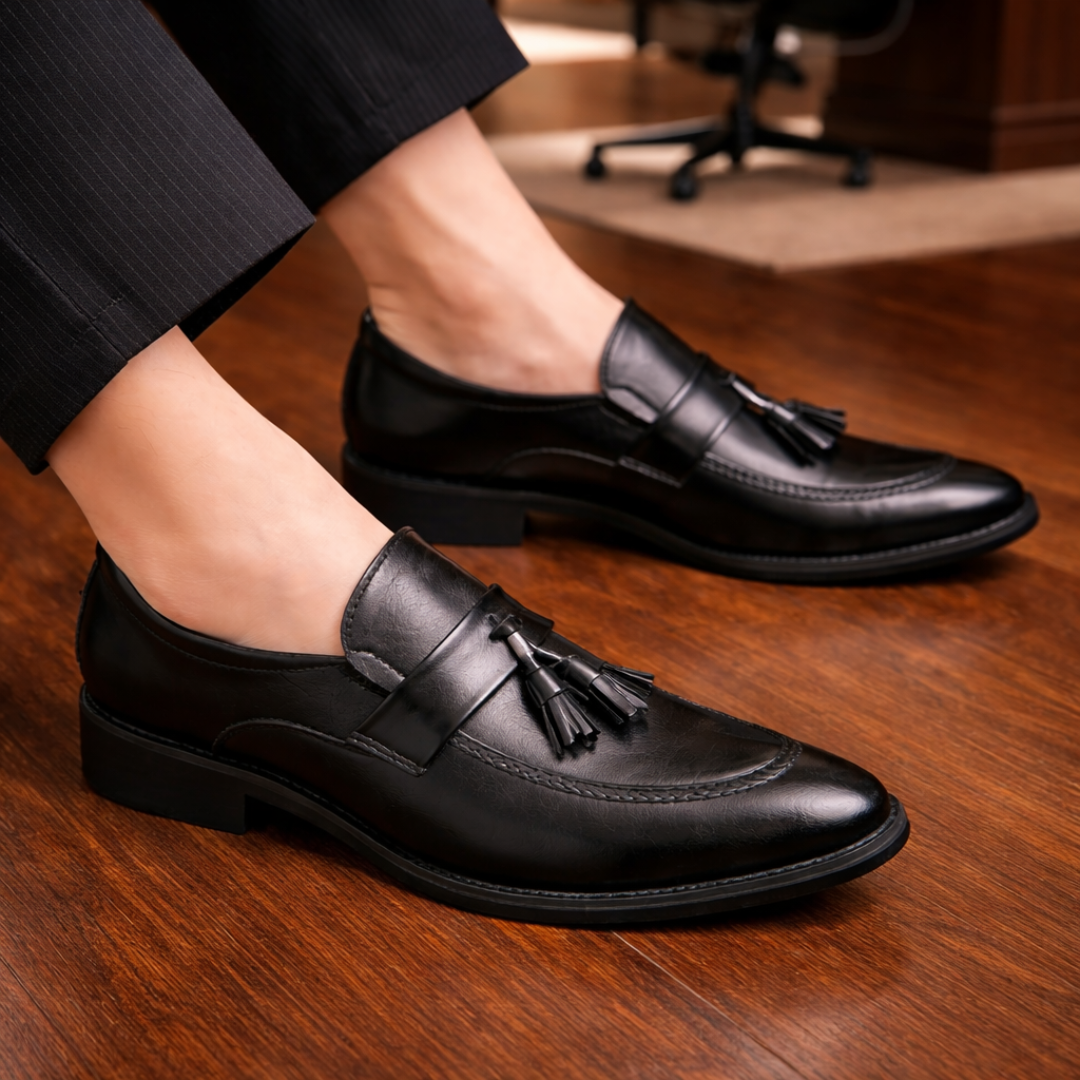 Polished Tassel Loafers