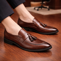 Polished Tassel Loafers