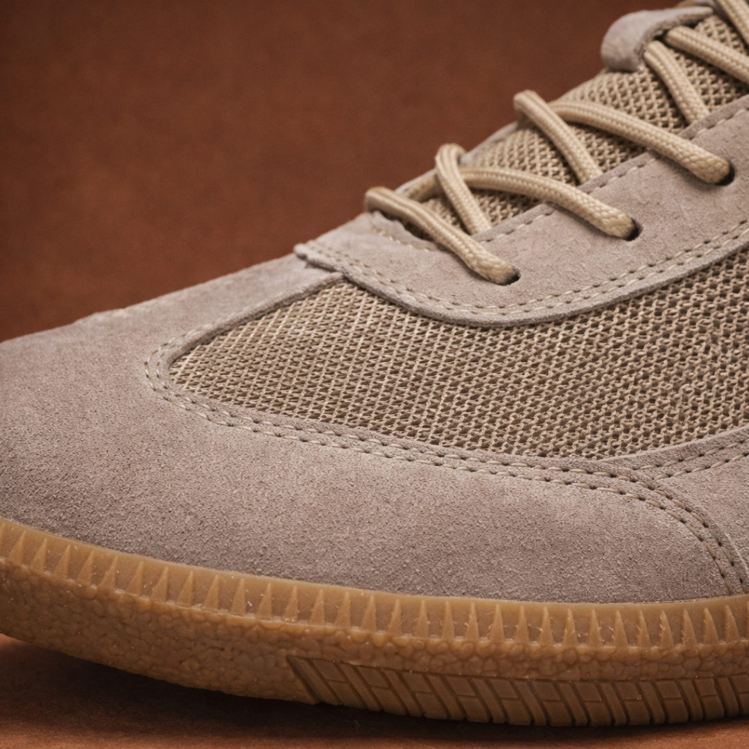 Suede Mesh Sneakers