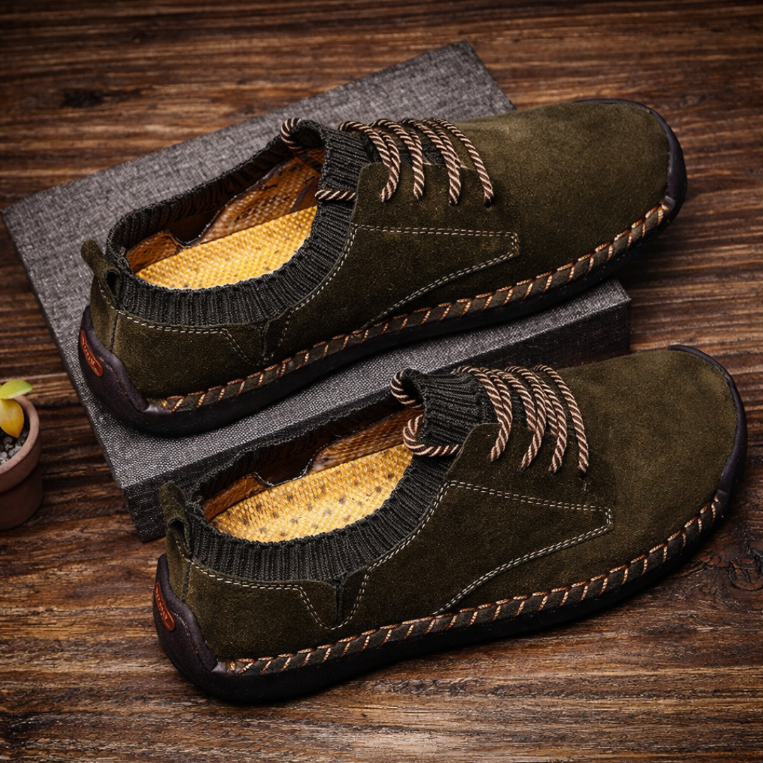 Suede Easy-On Sneakers