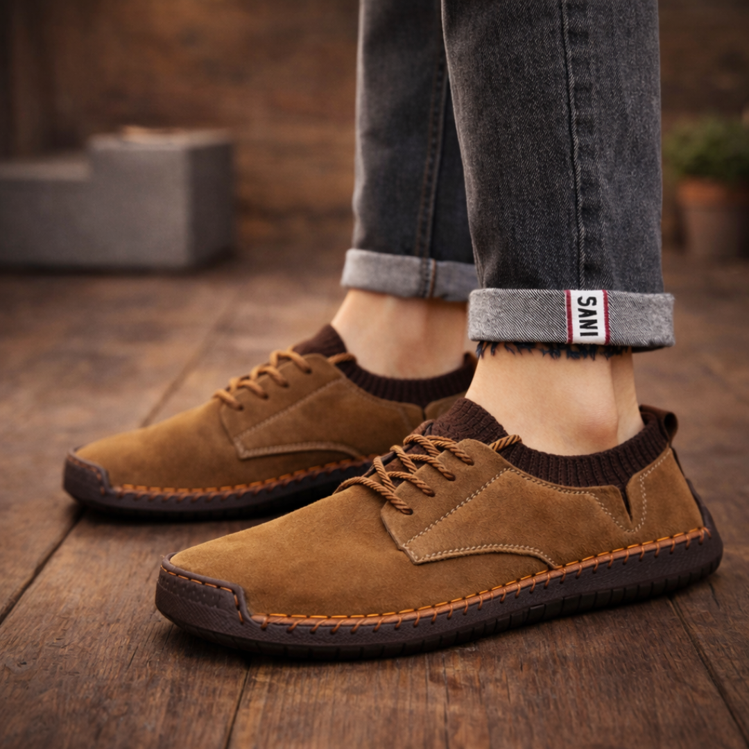 Suede Easy-On Sneakers